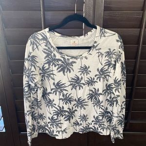 Sundry palm tree pullover sweater - size 3